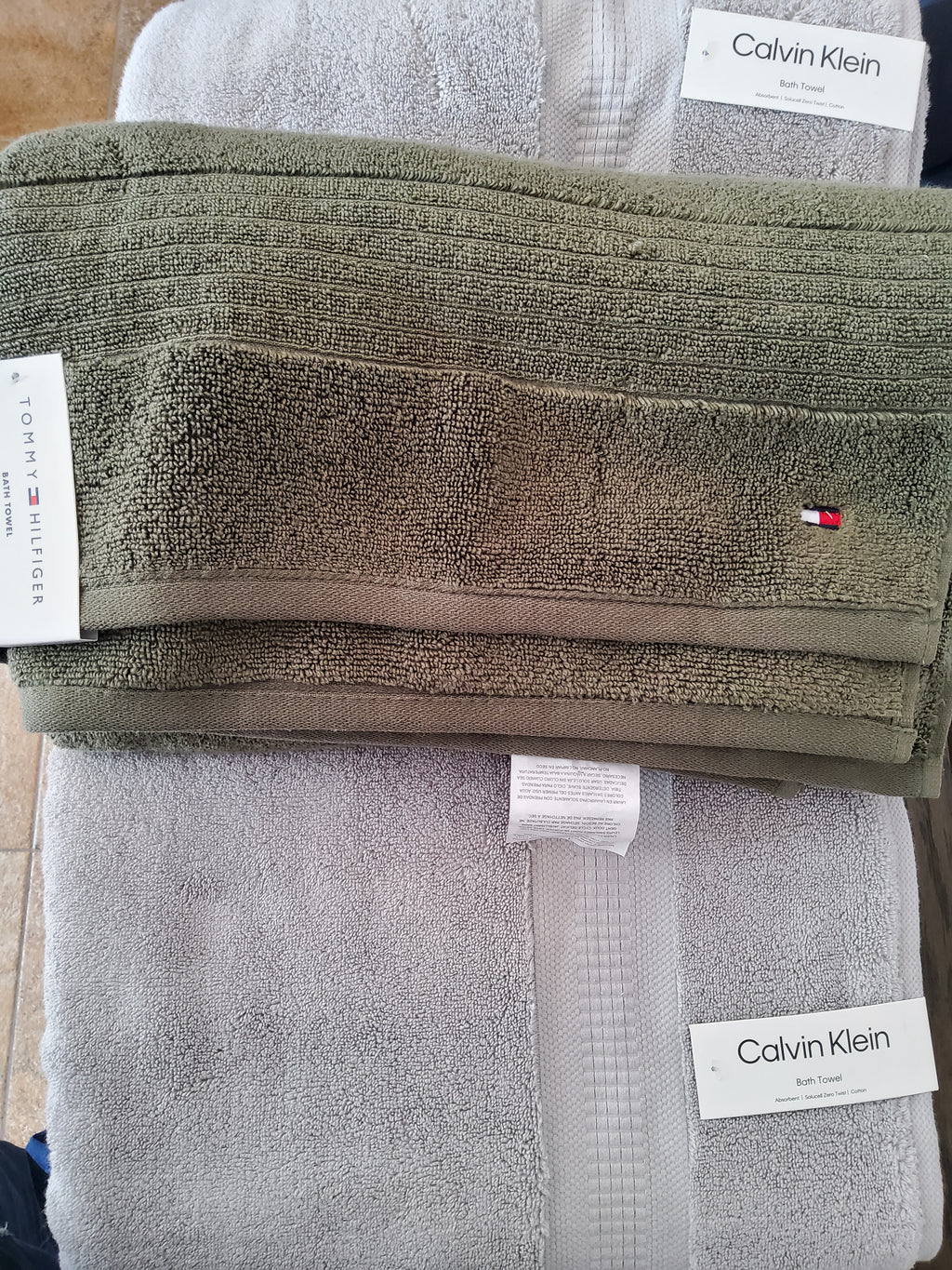 TOMMY HILFIGER & CALVIN KLEIN TOALLAS DE BAÑO LARGAS