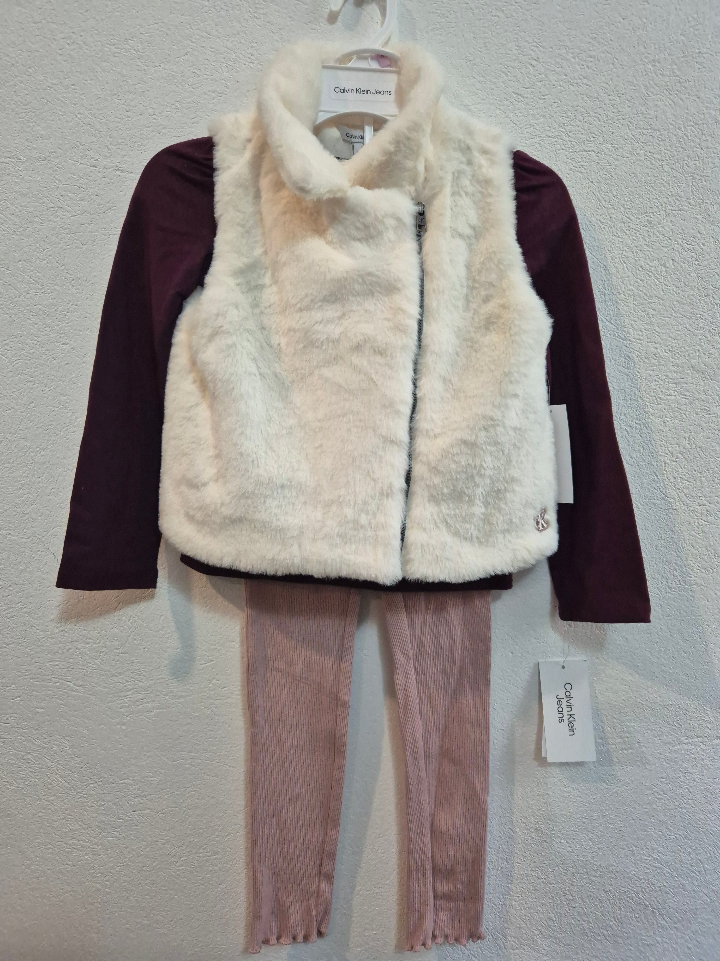 CALVIN KLEIN SET DE 3 PIEZAS NIÑAS PEQUEÑAS