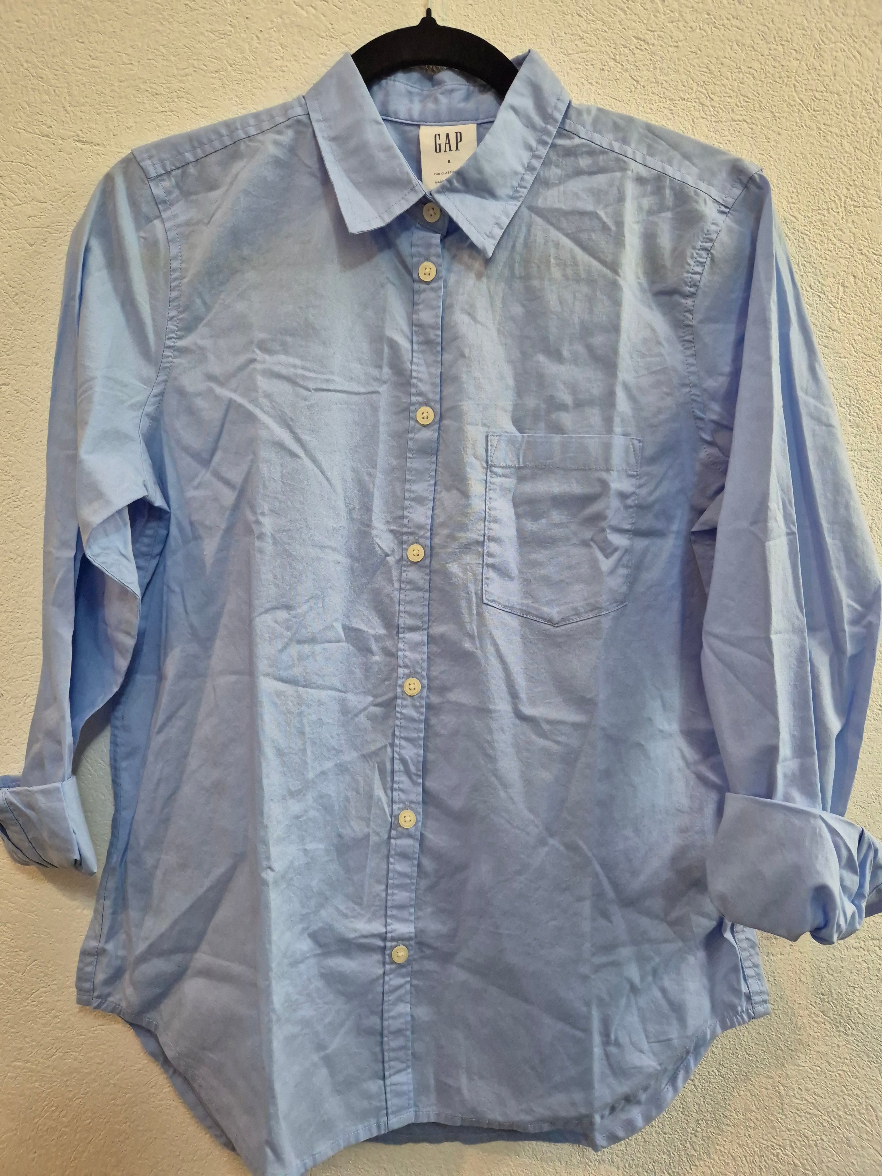 GAP THE CLASSIC T-SHIRT BLUSA AZUL PARA MUJER