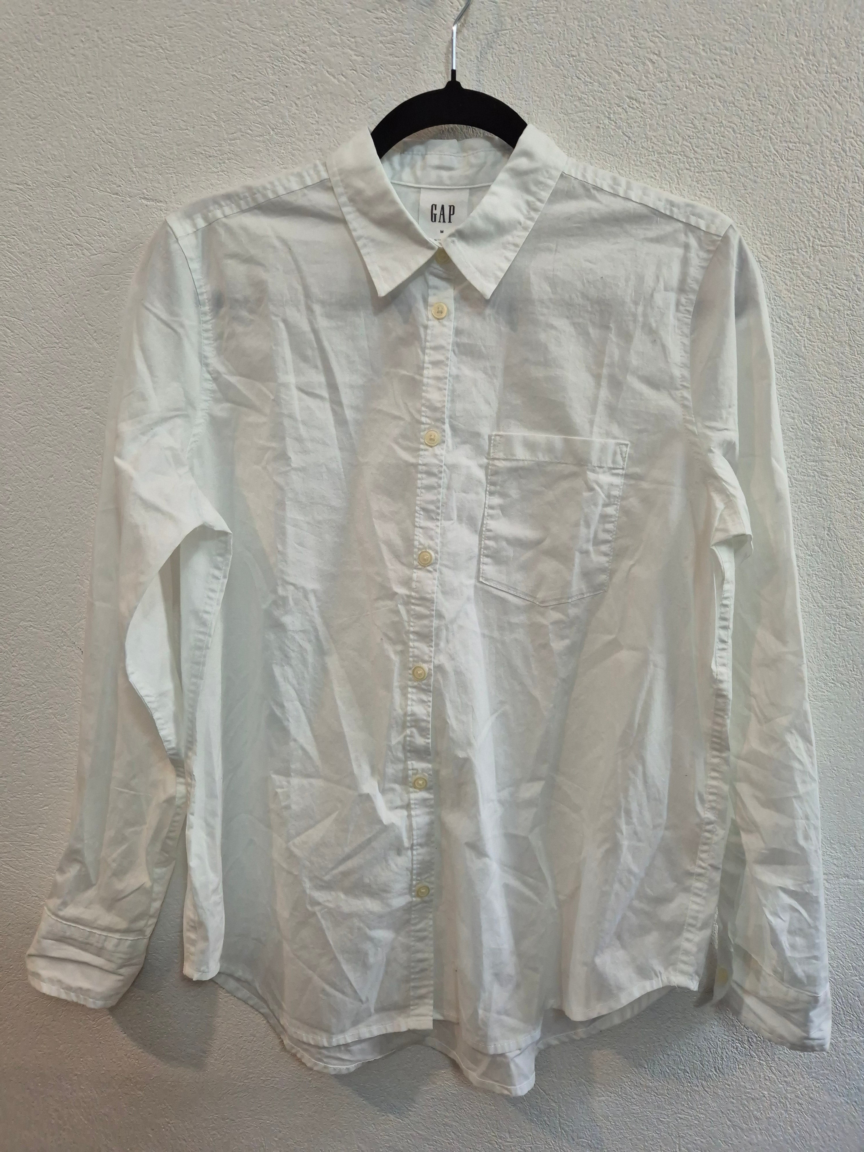 GAP THE CLASSIC SHIRT BLUSA BLANCA DE MUJER