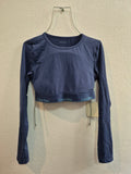 CALVIN KLEIN TOP AZUL DE MANGA LARGA (FGVG)