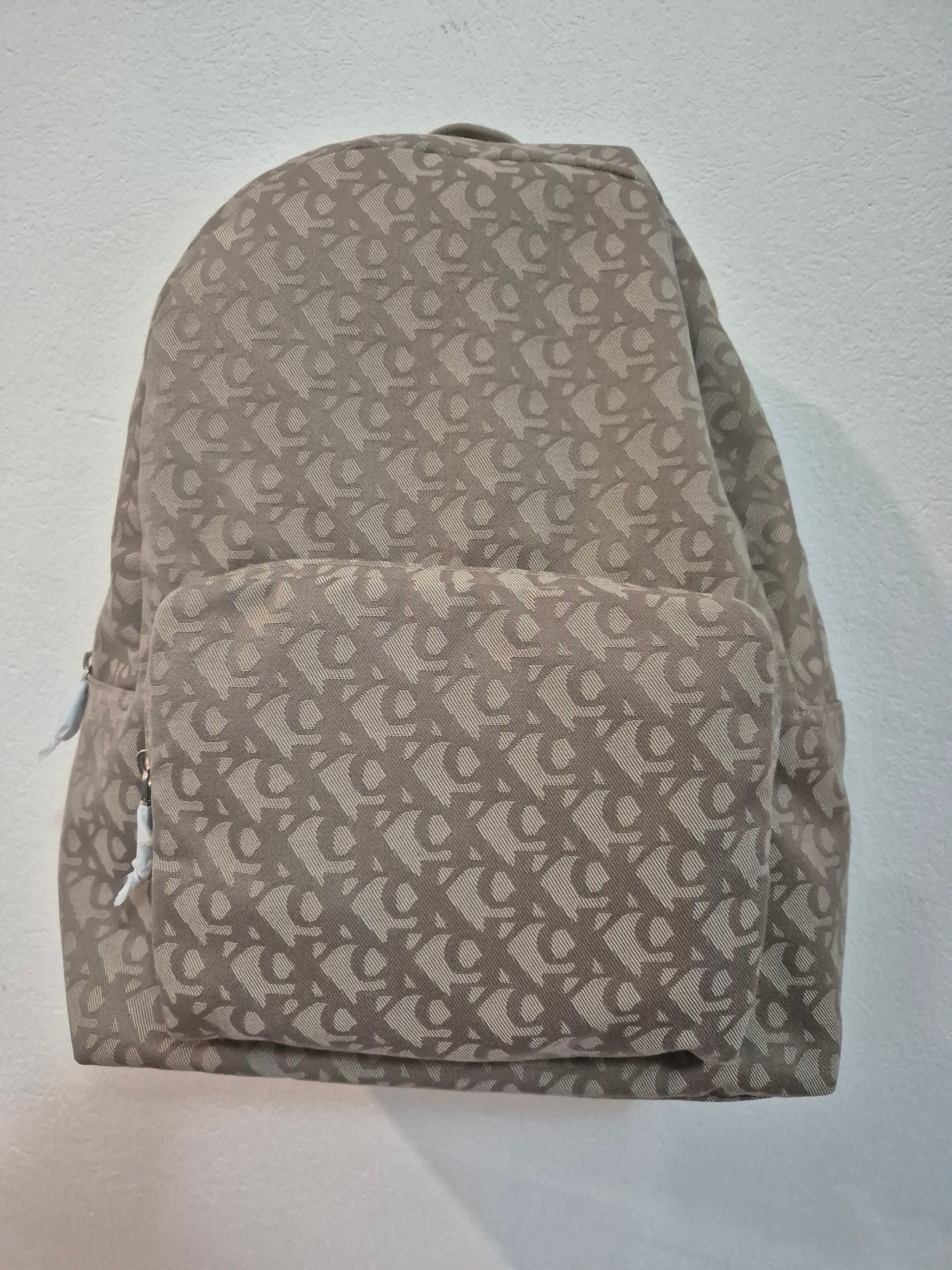 Calvin Klein Monogram Jacquard Zip Backpac